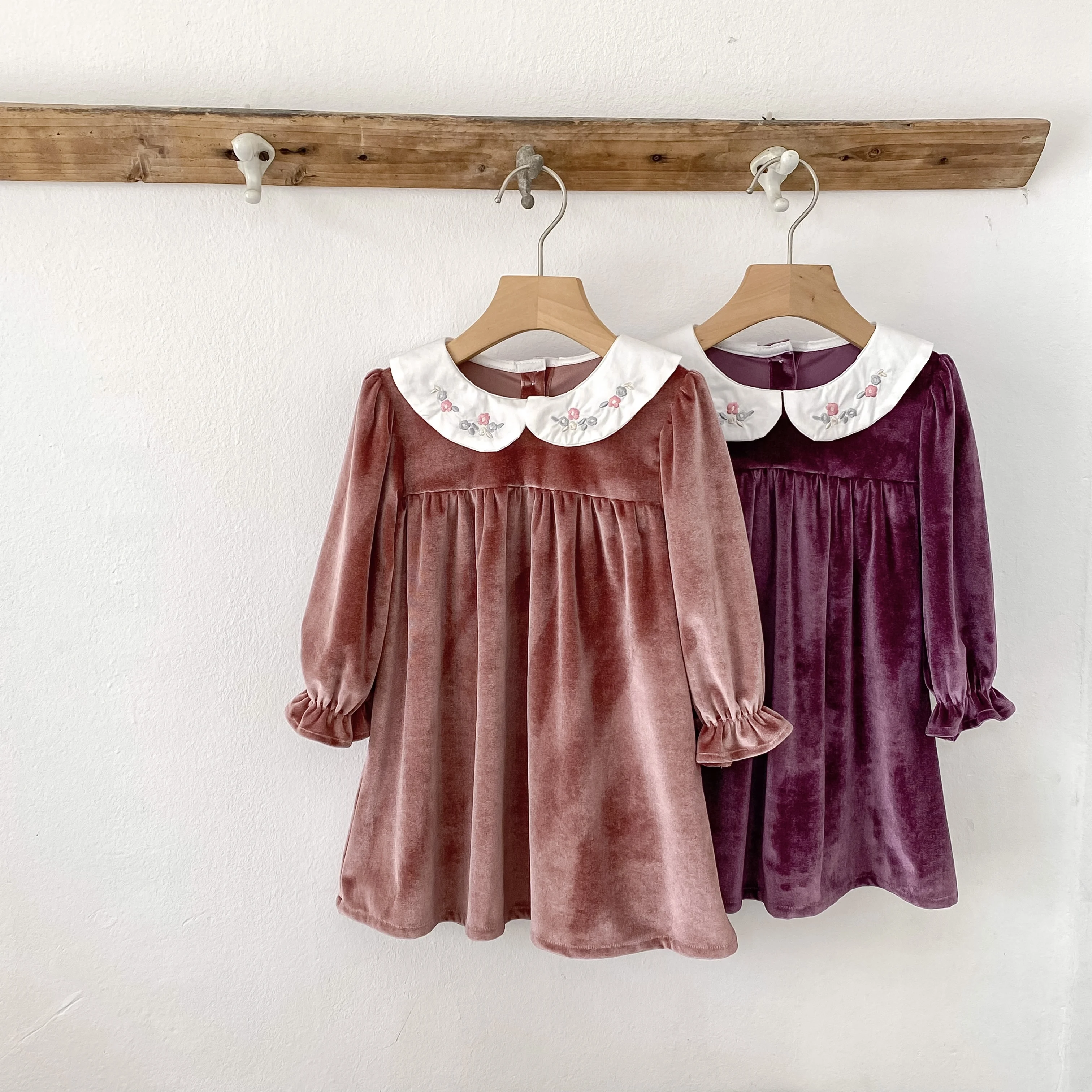 Herbst Baby Mädchen Kleidung Stickerei Weihnachten Party Kleid Kostüm 1-6Yrs Kleinkind Mädchen Geburtstag Kinder Kleidung Weihnachten Kleider – Detail 7