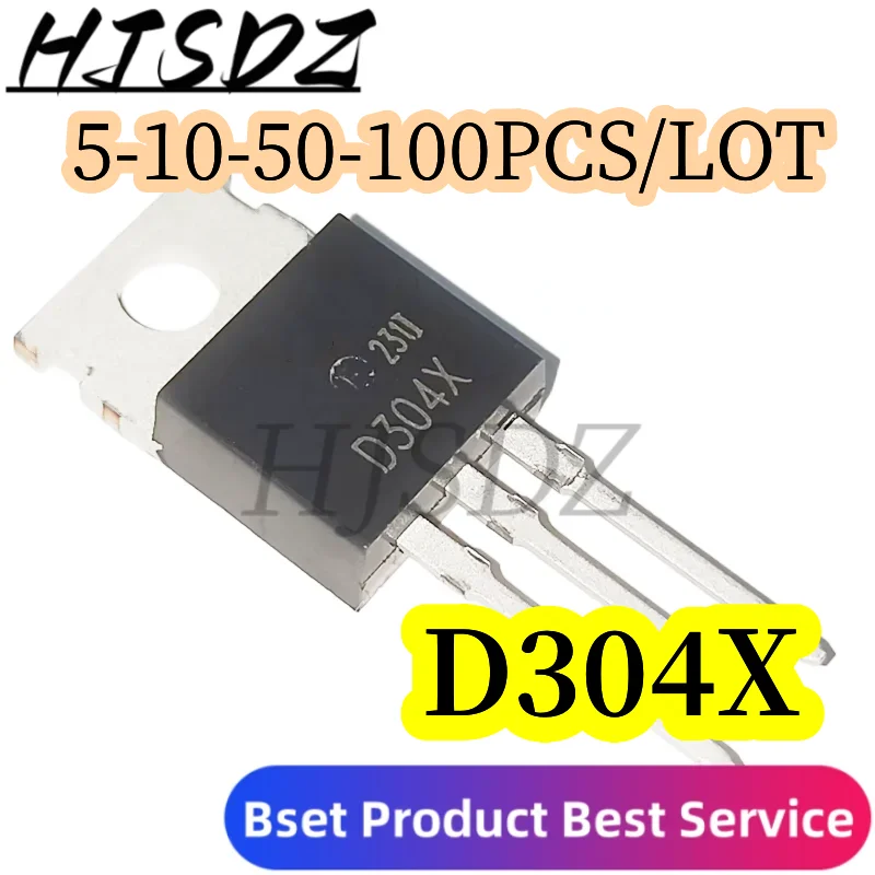 5-10-50-100PCS Unids/lote 2SD304X  D304X a-220 nuevo original en Stock