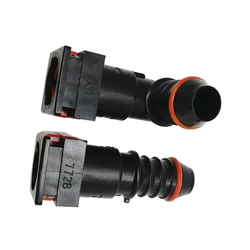 9.89mm-ID12 90 degree SAE 10 Exhaust pipe female connector auto fuel line quick connector for Ford 2pcs a lot