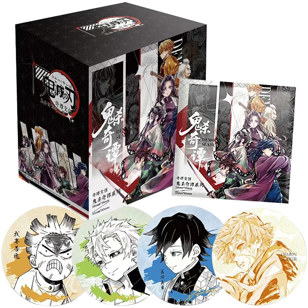 

Demon Slayer Collection Badge Japanese Fantasy Anime Exquisite Brooch Fans' Like Classic Character Creative Backpack Accessories