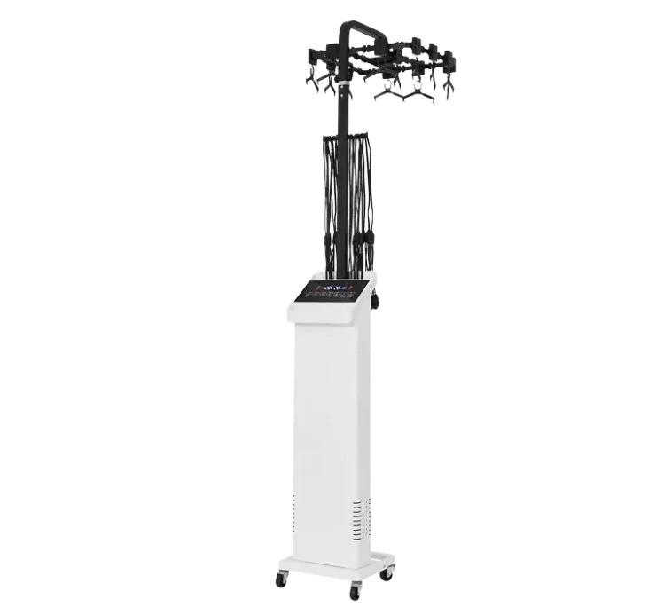 ABS Desktop Hair Equipment Matte Black Aluminum Alloy Salon Digital Perm Machine Light Emitting Diode