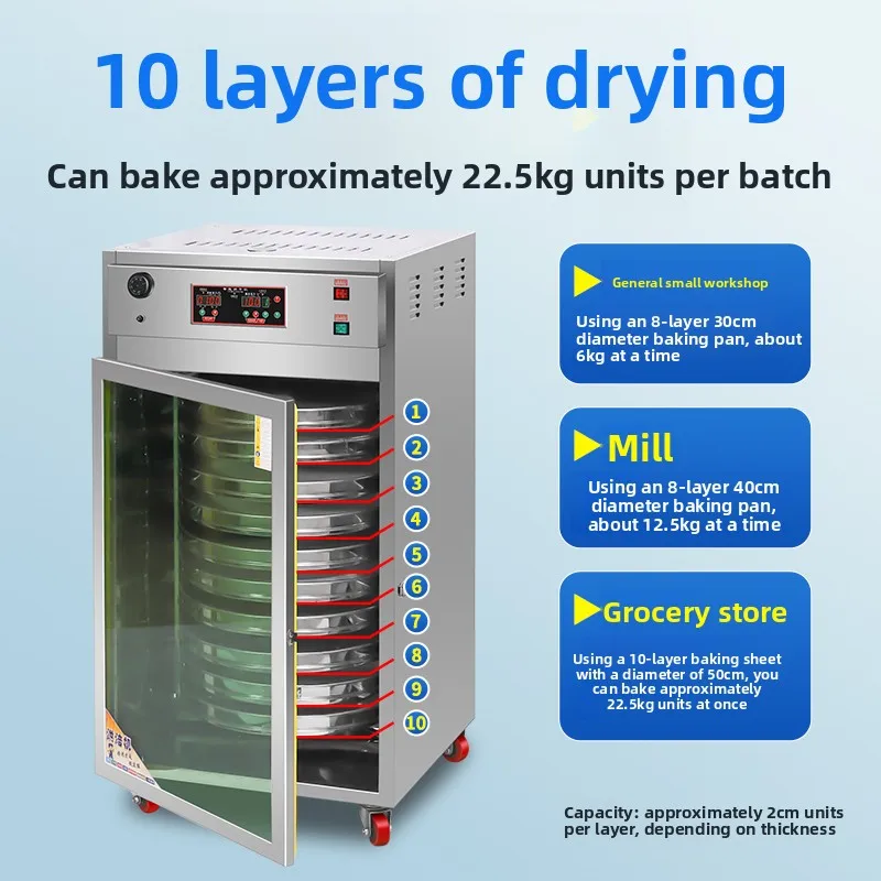 

LTT Rotary Tea Roaster Food Dryer Mushroom Grain Food Tea Titian Machine