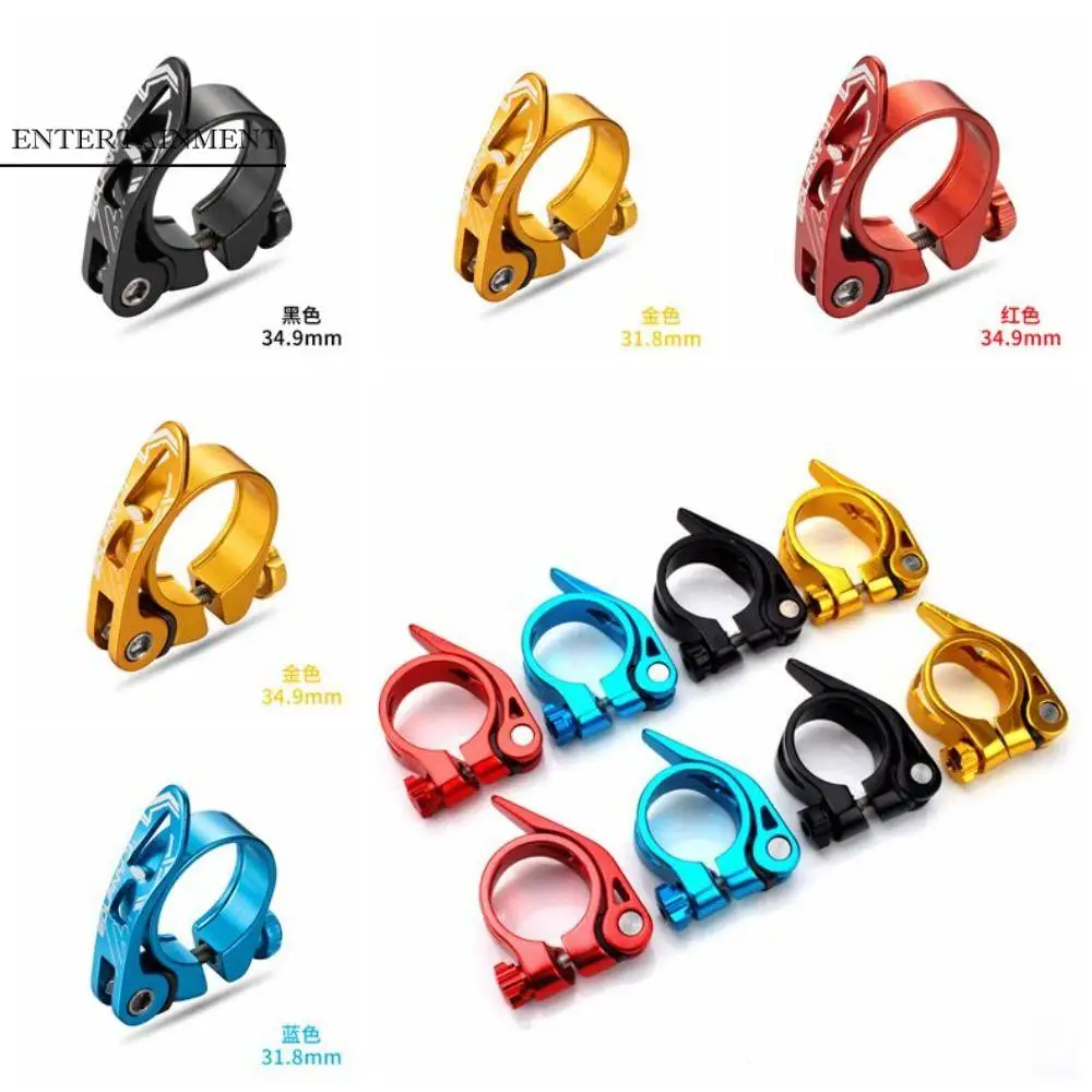 Aluminum Alloy MTB Bike Seatpost Clamp Ultralight Black/Blue/Red/Golden Bike Seat Post Clamp Bicycle Seat Clamp