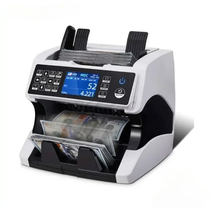 AL-920 Dual CIS Iage Scanning ulti Currency ertical Counting hine for USD and EUR Currency erification hines