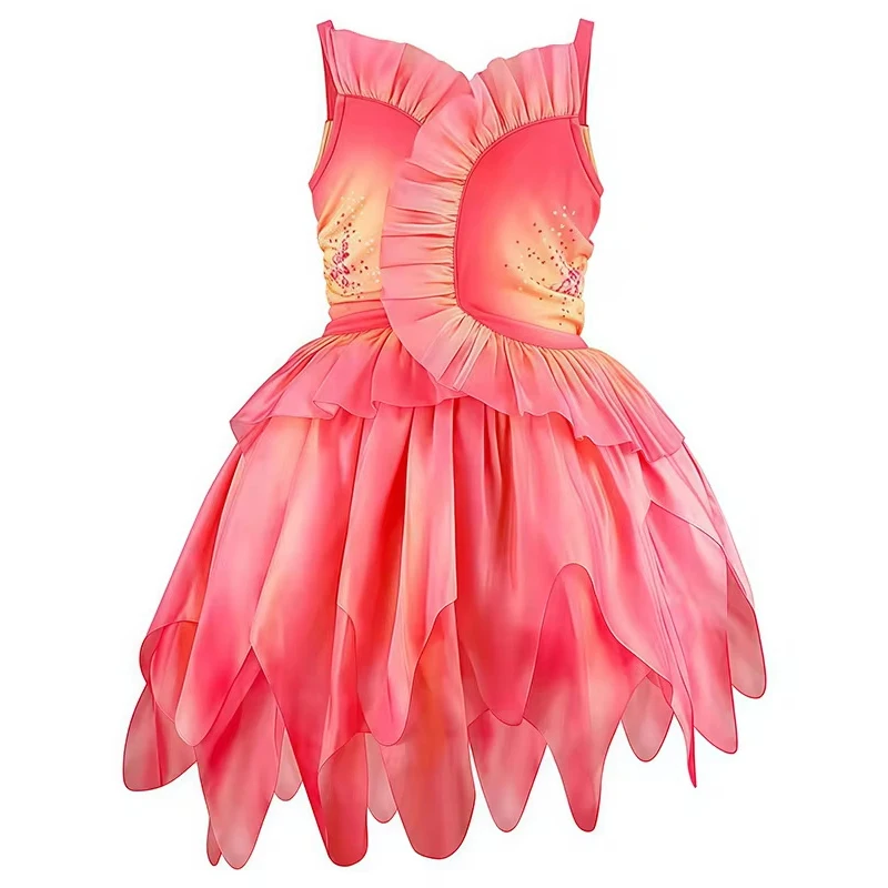 Asymmetric Pink Gir… - image