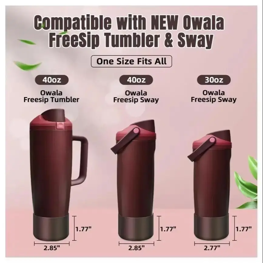 Water Bottle Straws Compatible with Owala 30oz 40oz Freesip Sway 19/20oz 24oz Stainless Steel Sports Drink Containers