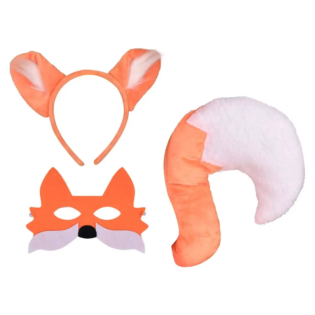 Disfarce-fantasia Cosplay Fox bonito para meninas, saia tutu, fase animal dos desenhos animados, Roleplay infantil, dramatização, pano de festa extravagante