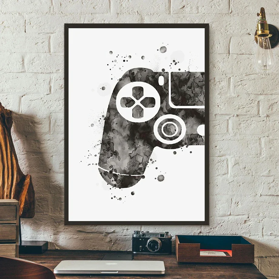 Gaming Room Canvas Paintings Gamepad Decoration Bedroom Posters and Prints Wall Art Pictures Gamer Gift for Boys Children Room
