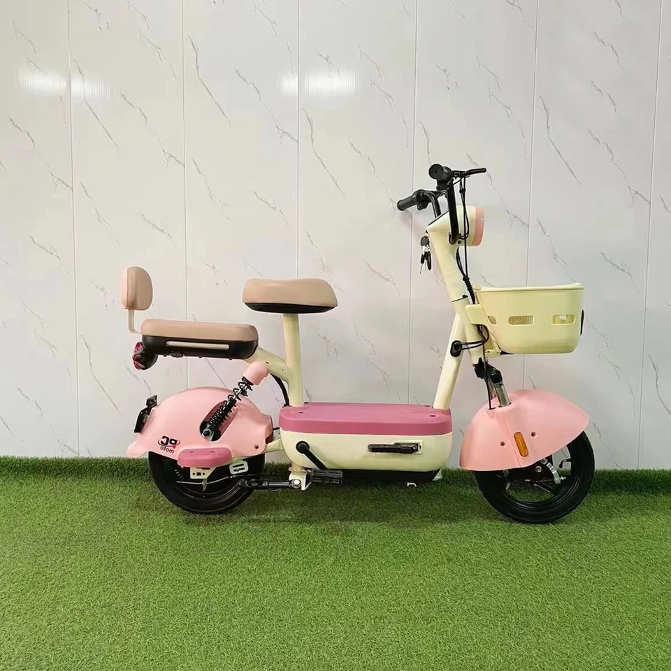 Hot Sale Electric City Scooter 350W E-Bike Electric Bicycle Electric Bike With Basket image 3