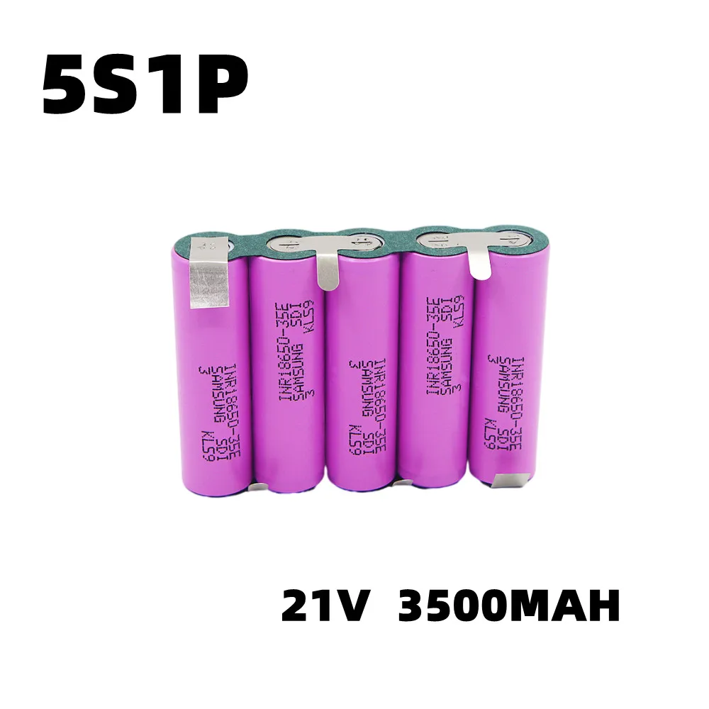 3S1P 3S2P 4S1P 4S2P 5S2P 18650 3500mAh/7000mAh 전기 드릴 12.6V 16.8V 21V 충전식 리튬 배터리 전기 스크루 드라이버