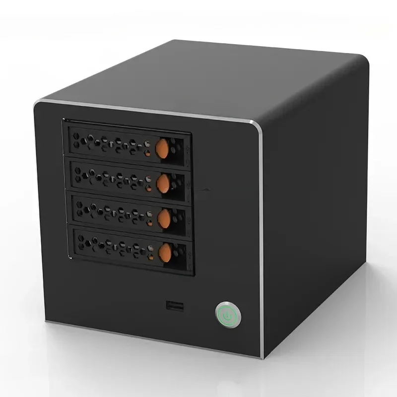 4-Disk NAS Case Home Office File Storage Server Case ITX Hard Disk NAS Case