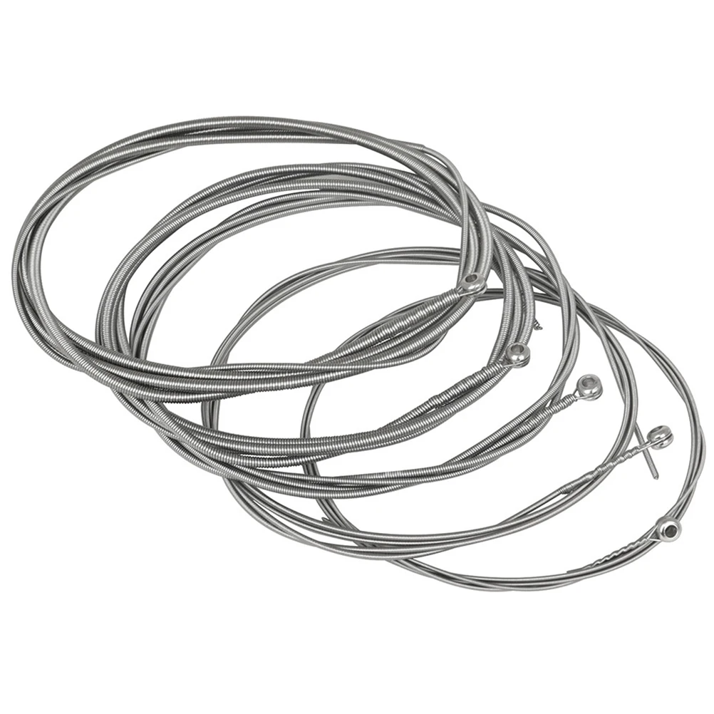 

5pcs Electric Bass Strings Replacement Alloy Wrapped Metal Strings Universal Bass Guitar Accessories Parts Kit Durable High
