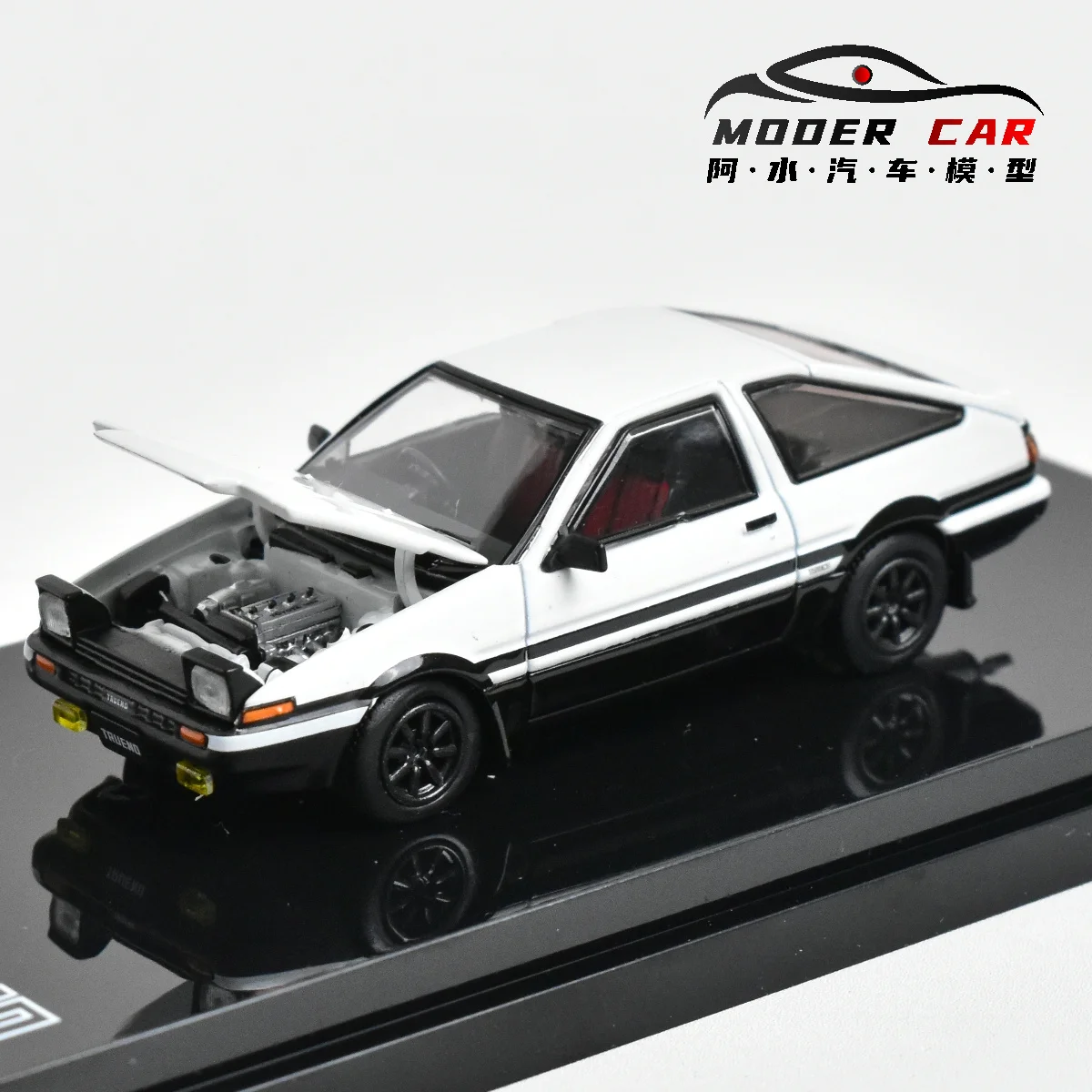 هواية اليابان 1:64 تروينو AE86 دييكاست نموذج سيارة