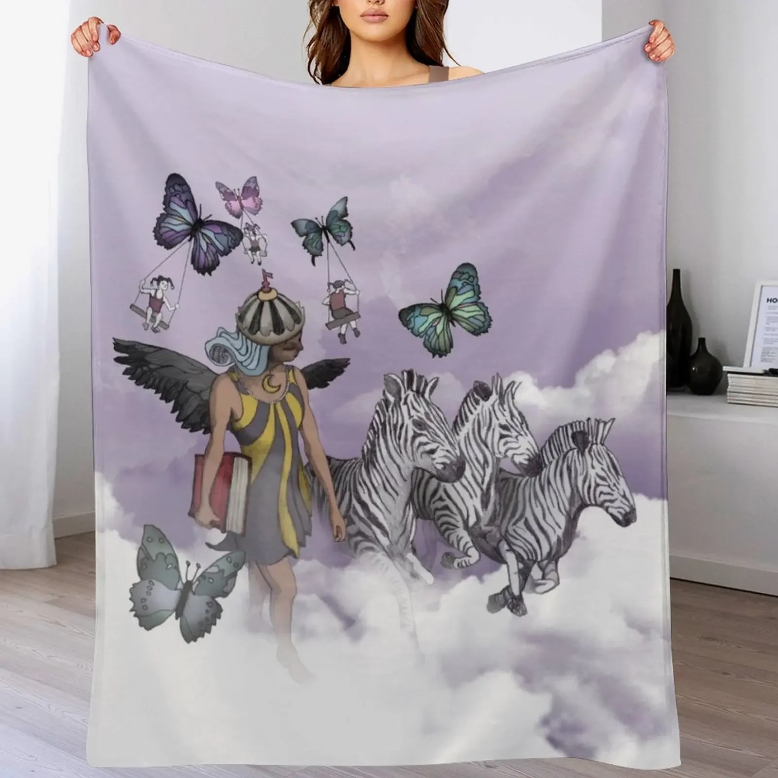 

Little Wing Throw Blanket Nap For Decorative Sofa Decoratives Picnic Blankets