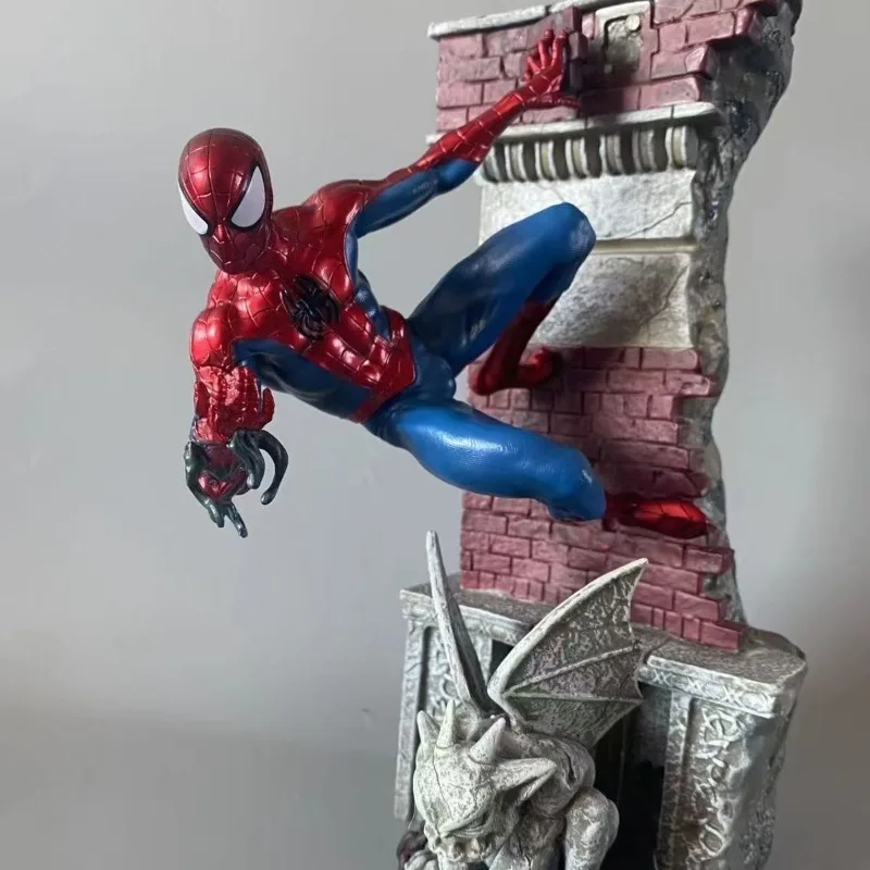 

Avengers Heroes Expedition Venom Spider-Man Animation Creative Trend Hanging Column Scene Statue Model Hand Figure Ornament Gift