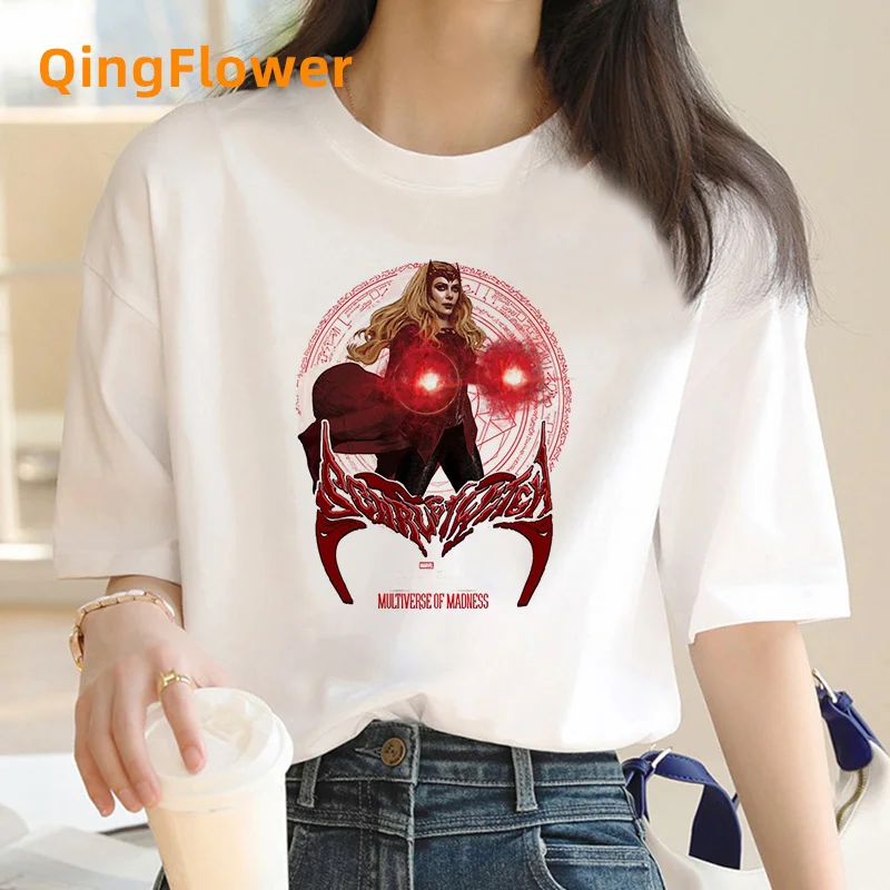 Scarlet Witch t shirt tshirt female streetwear grunge kawaii vintage Korea tshirt t-shirt aesthetic ulzzang