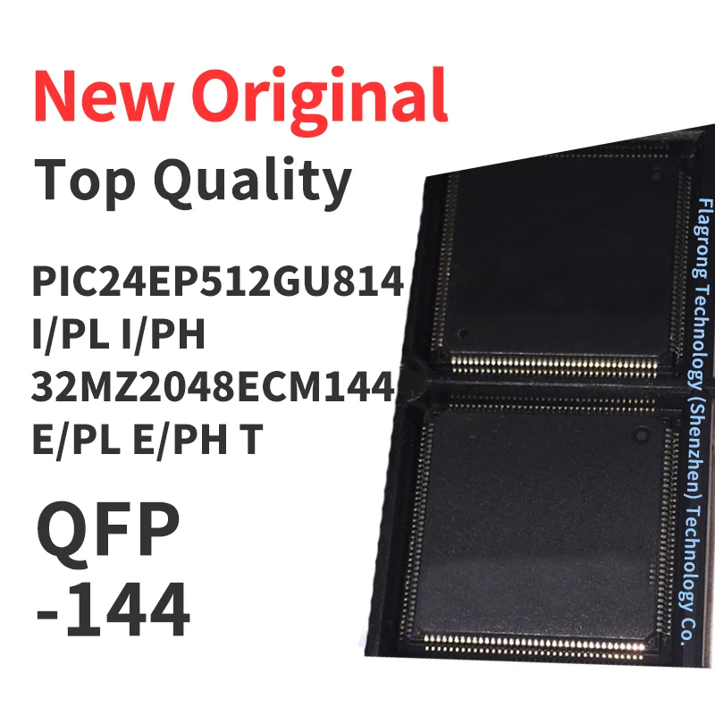 

1 Piece PIC24EP512GU814-I/PH PIC24EP512GU814-I/PL PIC32MZ2048ECM144-I/PL TQFP-144 QFP Chip IC New Original