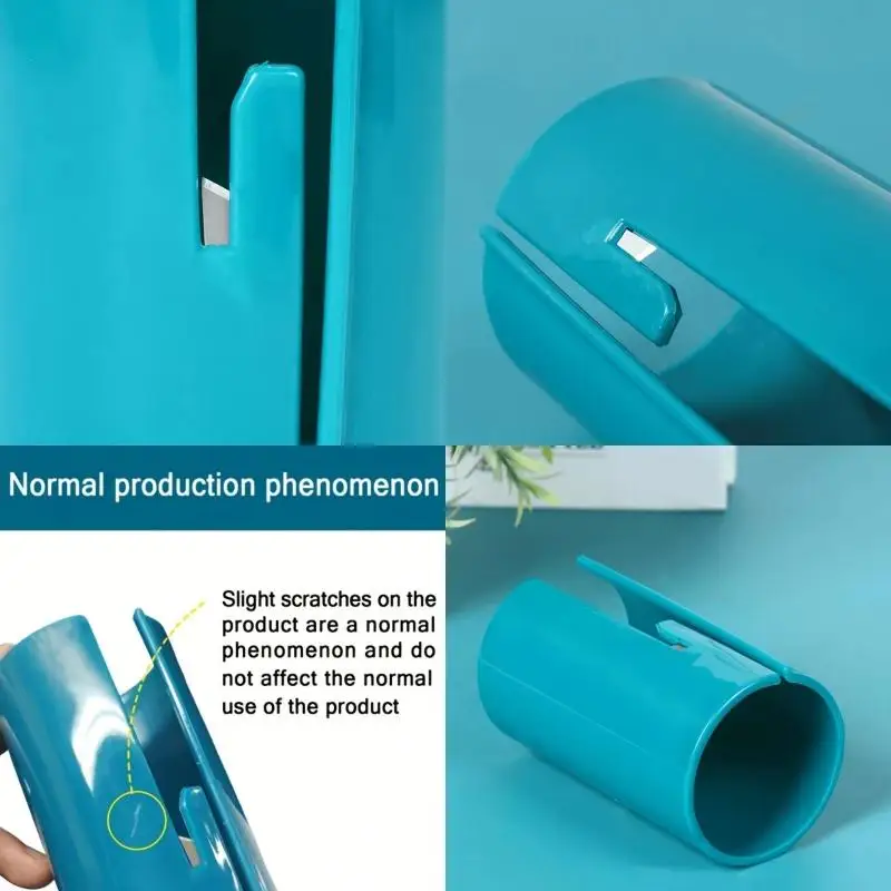 1pc Portable Mini Wrapping Paper Cutter Packaging Paper Cutting Knife Cutting Wrapping Paper Cutter Tool Tube Gift Wrap Tools