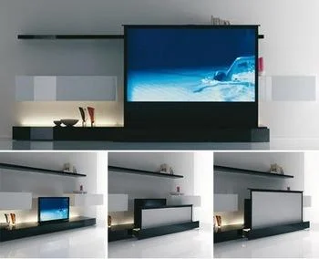 2026100 Inch Portable Floor Screen Foldable Standing Pull up Projection Screen for hd Home Theaterpromote sales