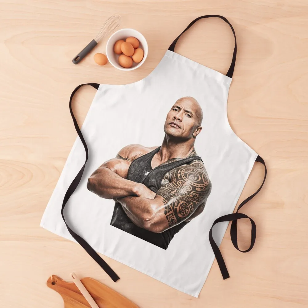 

Dwayne Johnson Apron useful things for home kitchen apron women Apron women's