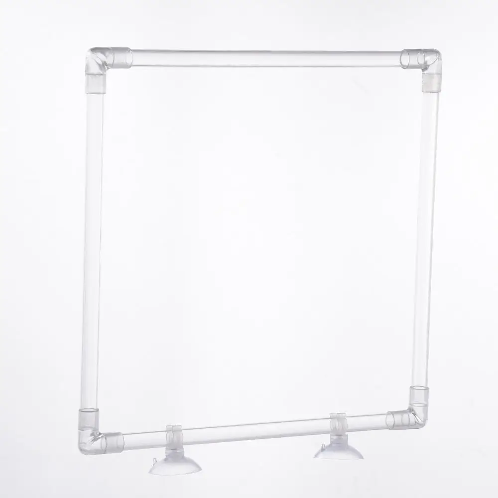 

Acrylic Aquarium Floating Plant Corral Square Reusable Patio Floating Plant Fence Clear Aquarium Food Ring Garden Lawn Yard