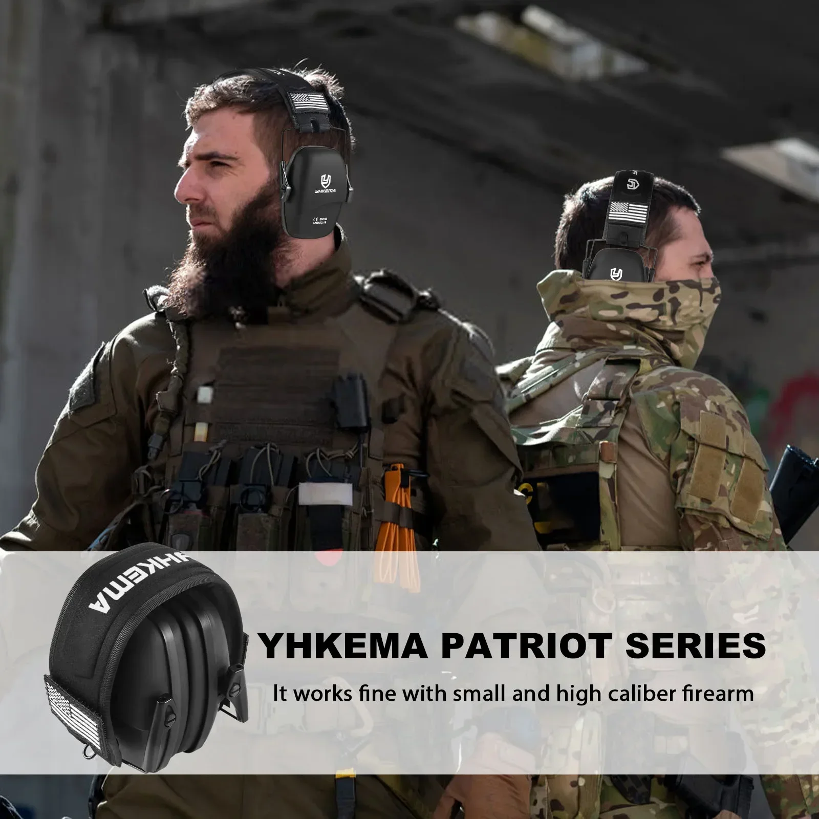 Tactical anti-noise Earmuff for Hunting shooting headphones Noise reduction Hearing Protective Protection Foldable Ear Defenders