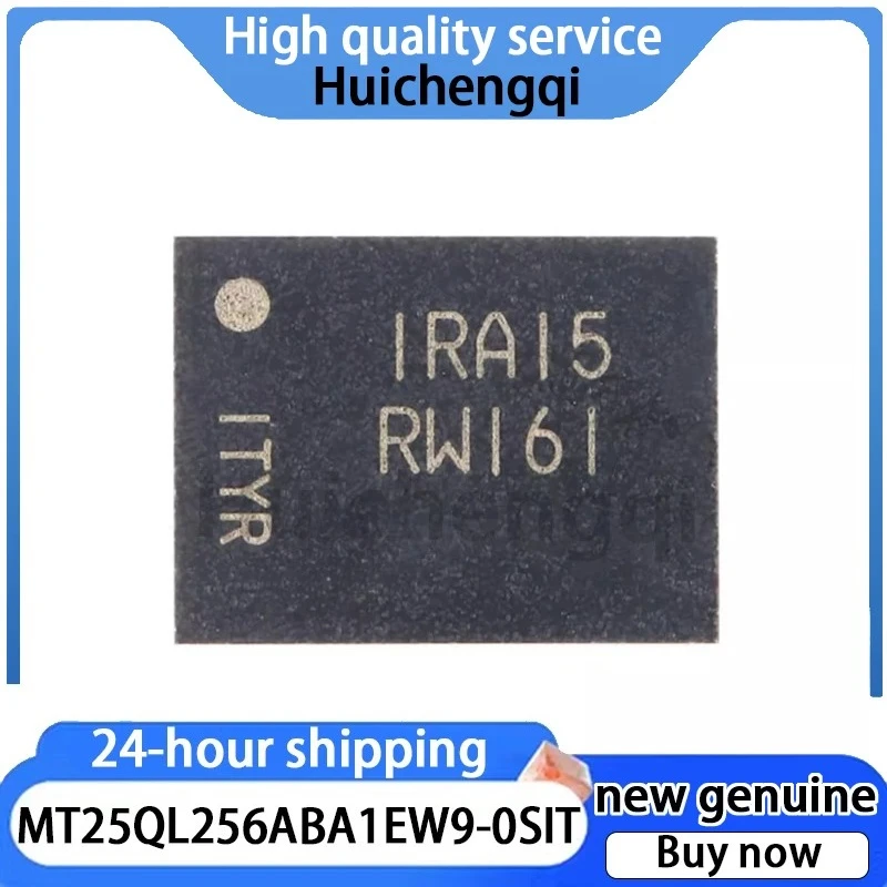1PCS MT25QL256ABA1EW9-0SIT WPDFN-8 256MbNOR Flash Memory Storage Chip
