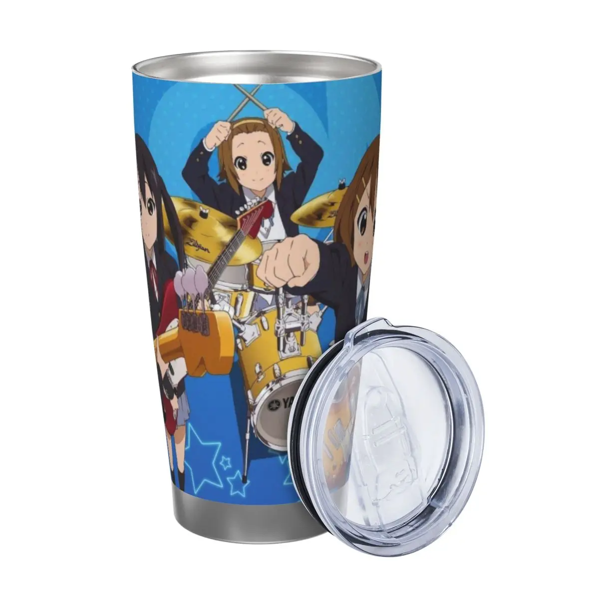 Japanese Anime K-On! 20oz Stainless Steel Insulated Thermal Coffee Car Cup Cold Hot Mugs Vacuum Flask