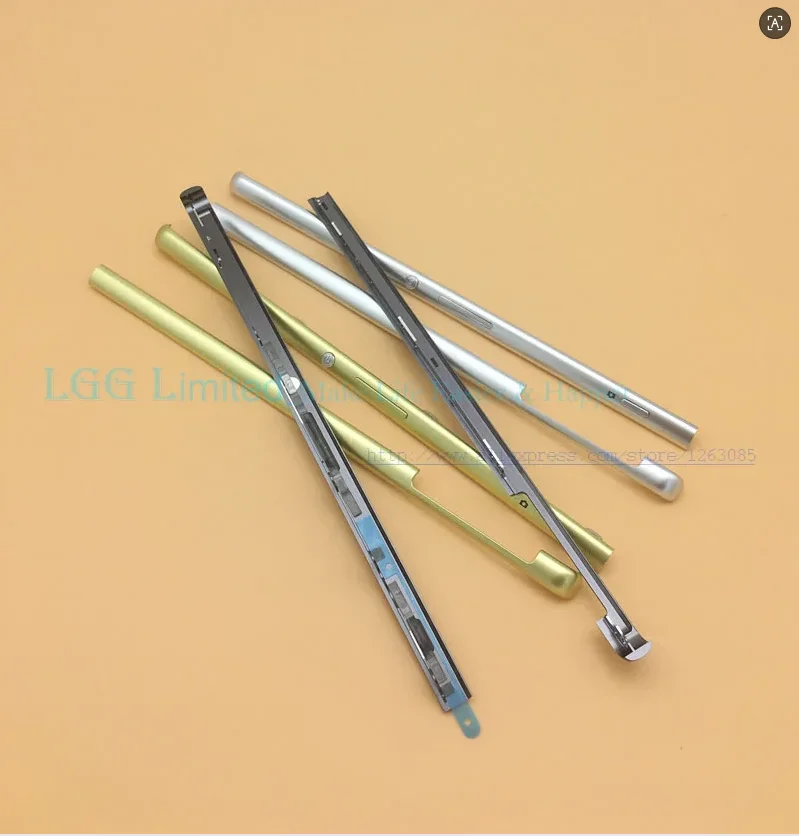 Original para Sony Xperia XA Ultra C6 F3211 F3212 F3213 F3215 F3216: Peça Lateral Metálica do Chassi da Estrutura Central (Bezel)