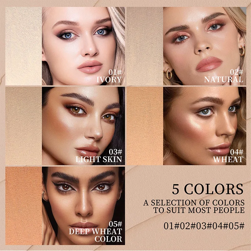 Eraser contouring powder stick: smooth, lightweight, comfortable, long-lasting, natural foundation, concealer.