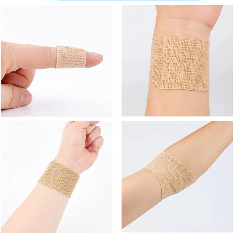 4.5m Colorful Sport Self Adhesive Elastic Bandage Wrap Tape Elastoplast for Wrist Elbow Knee Ankle Palm Shoulder Support Pad