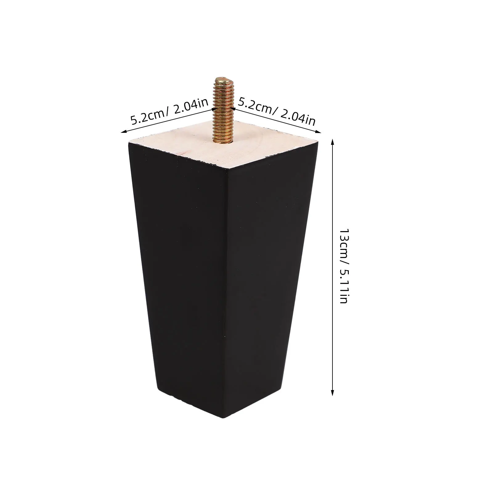 Replacement Sofa Legs 4pcs 10cm Wooden Furniture Feet for Table Couch Chair Bed Cabinet Desk Repair Elegant Finish