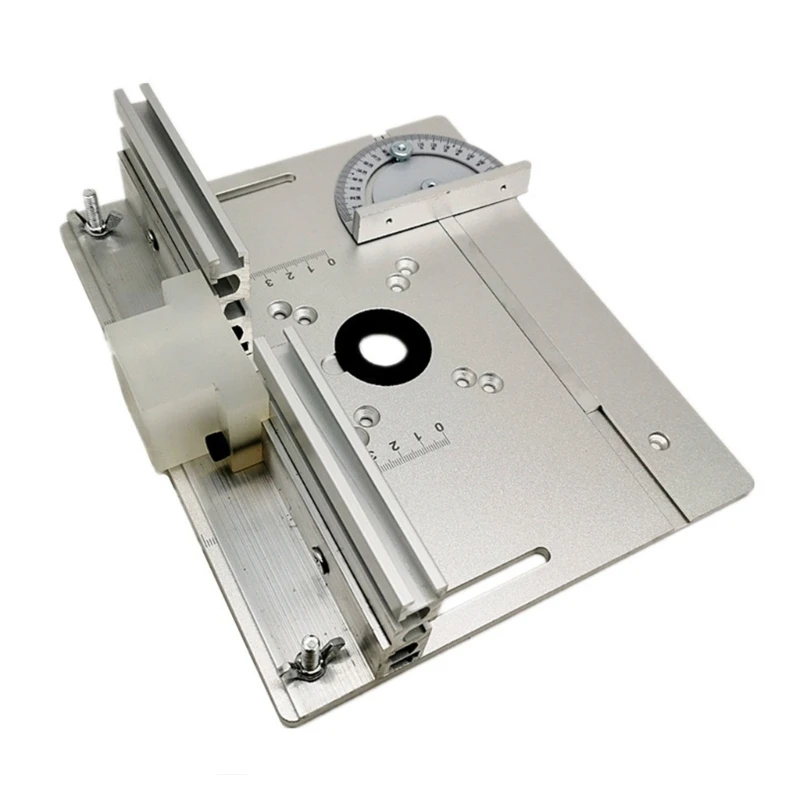 Aluminum Router Table Insert Plate Multifunctional Trimmer Engraving Machine Wood Milling Flip Board Table Panel