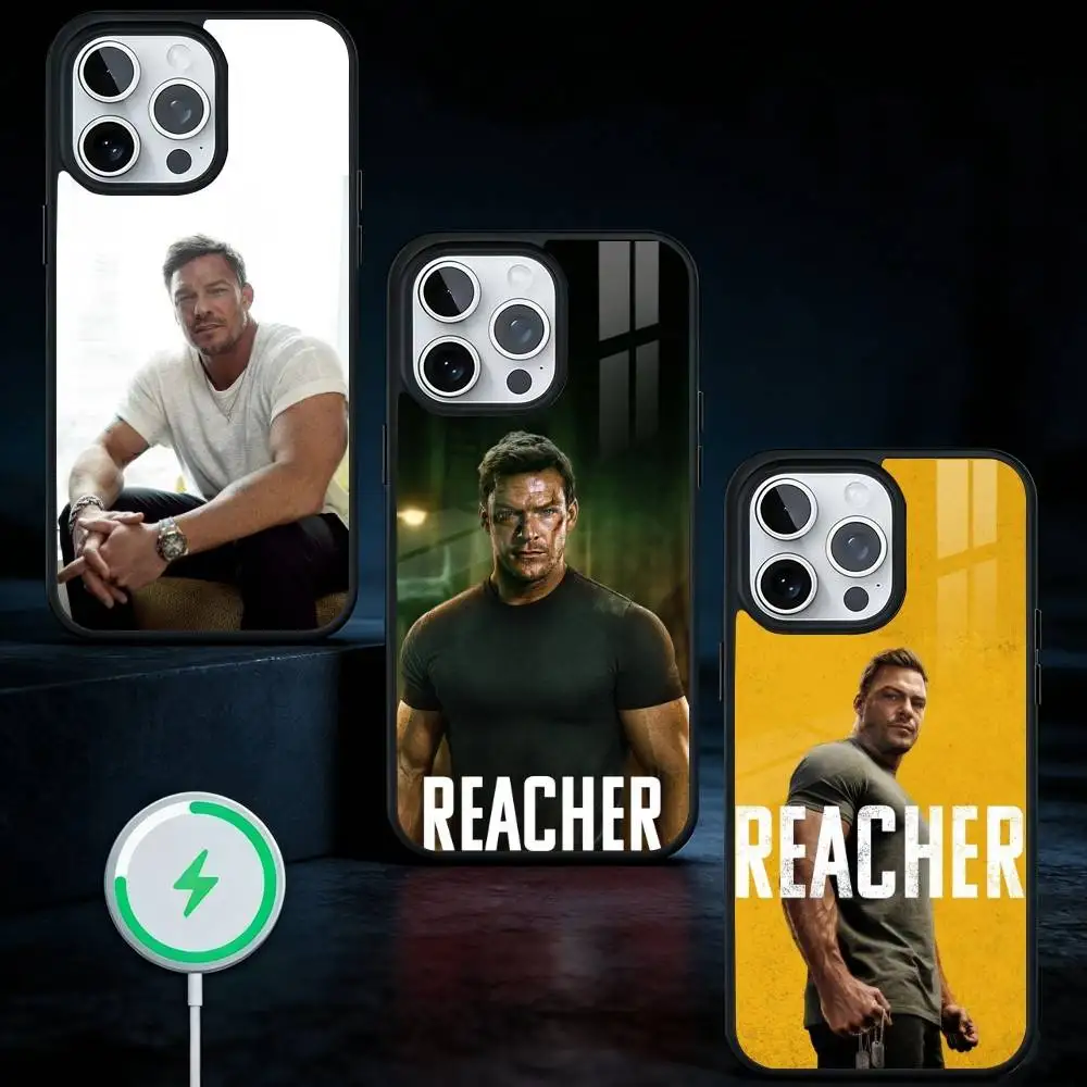 

Actor A-Alan R-Ritchson Phone Case For iPhone17,16,15,14,13 Plus,Pro Max Magnetic For Magsafe Wireless Charging