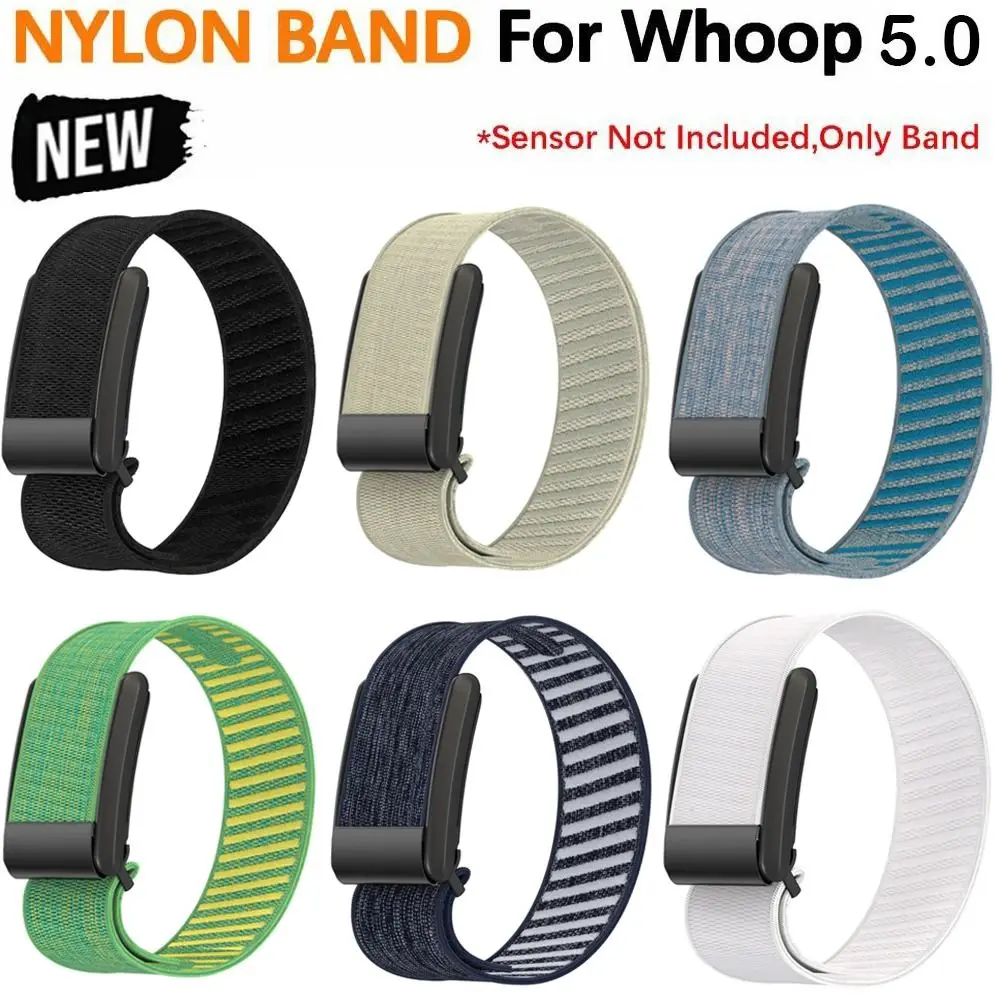 

New Nylon Fitness Band Breathable Adjustable Replacement Strap Soft Protector Tracker Strap for Whoop 5.0 Women Men