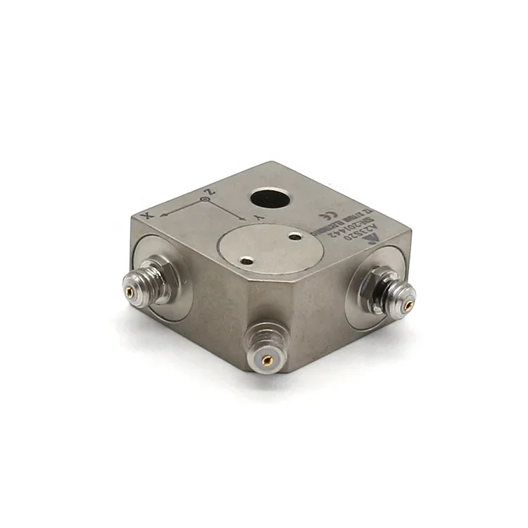 A23S20 Measuring Range 250g Tri Axial IEPE Piezoelectric Vibration Sensor Accelerometer 3-Axis Sensor