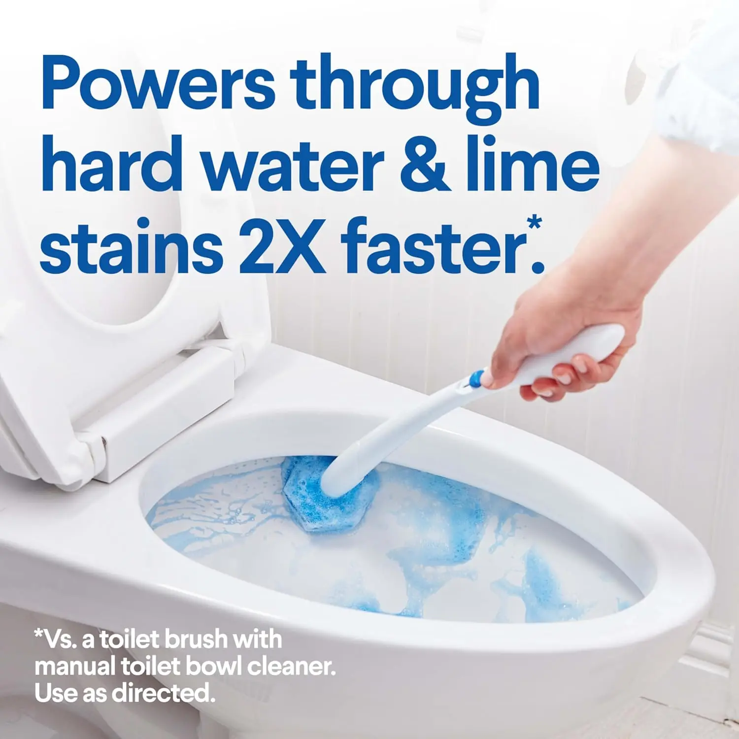 Toilet Cleaning System - ToiletWand, Storage Caddy and 12 Heads (Package May Vary)