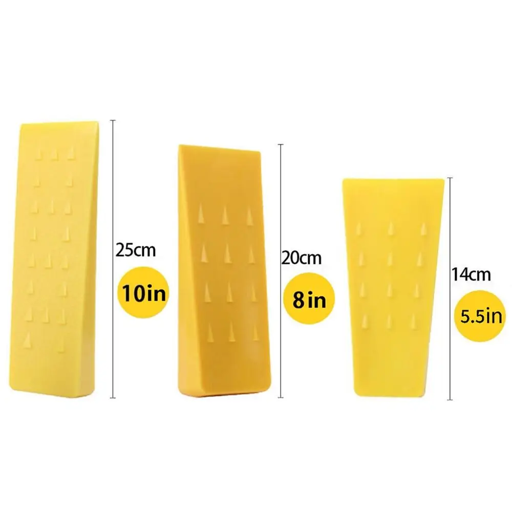 5.5/8/10 بوصة أسافين قطع الأشجار ABS البلاستيك قوي بالمنشار أسافين للأشجار مع المسامير مقاومة للكسر إسفين تقسيم