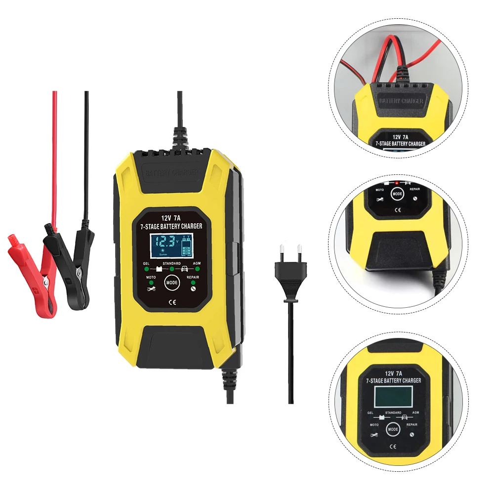 

Fully Automatic 7 Stage Car Digital Display Maintainer For Calcium Gel Wet Batteries