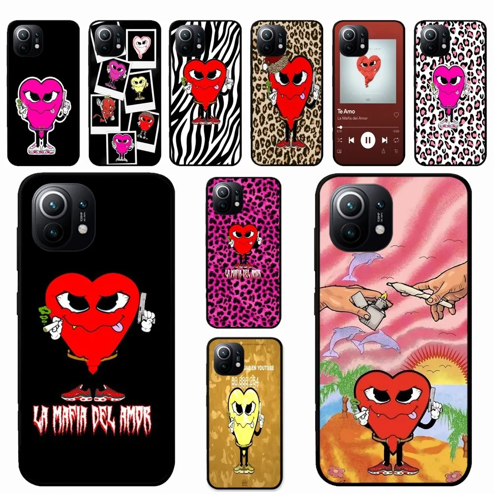 Love Mafia L-La M-Mafia D-Del A-Amor Phone Case For Xiaomi Mi 5X 8 9 10 11 12 lite pro 10T PocoX3pro PocoM3 Note 10 pro lite