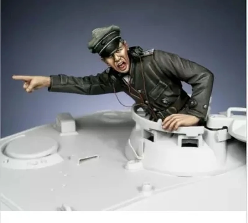 1:35 Scale Die-cast Resin 1 Character Scenes Need To Be Assembled And Colored By Themselves