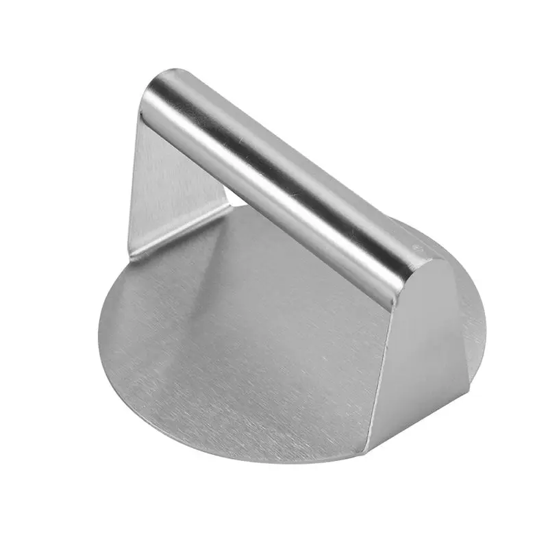 A96K-Stainless Steel Burger Press, 5.5 Inches, Round Burger Smasher, Non-Adhesive Bacon And Grill Press For Steaks, Panini view 2