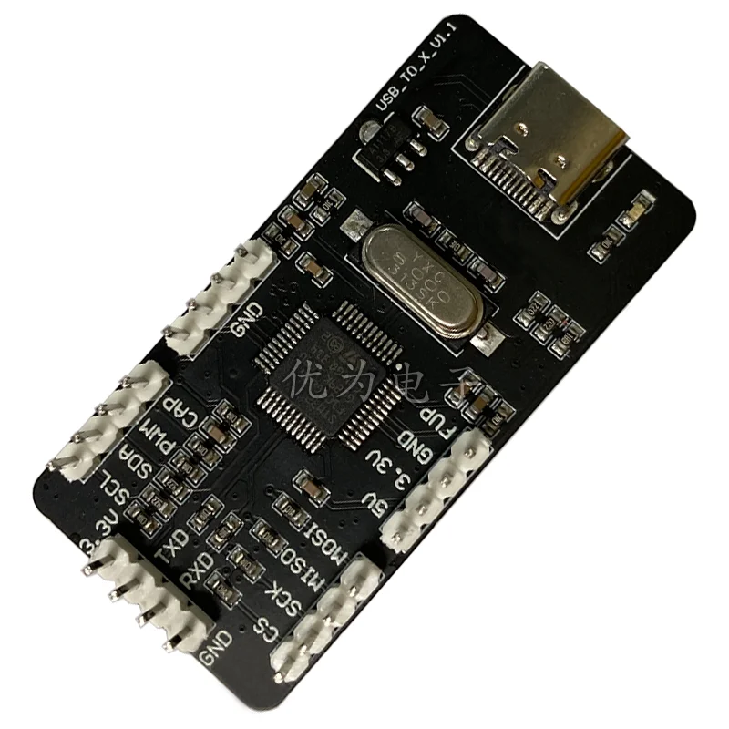 USB to SPI Host I2C Slave 7-bit 10 Bit Address UART Frequency PWM Output 1.8V5V Input Capture