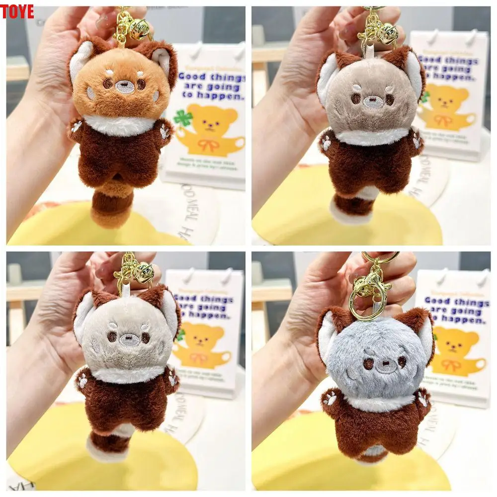 

Stuffed Animals Plush Raccoon Keychain Exquisite Cute Raccoon Plush Pendant Soft Kawaii Stuffed Animal Keyring Car Keychain