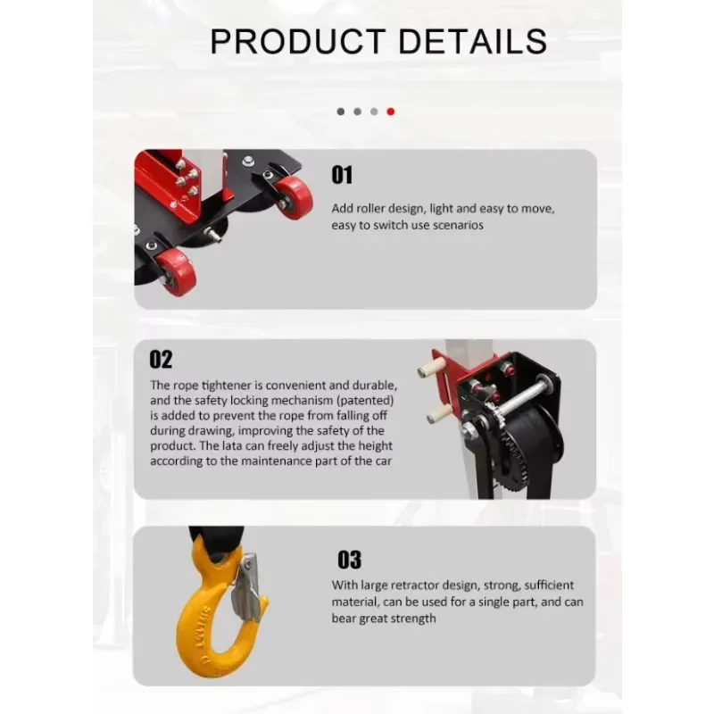 حار بيع FUNISI LT350 جسم السيارة سحب برج إصلاح دنت سحب آلة أدوات مصنع ورشة عمل السيارات #4