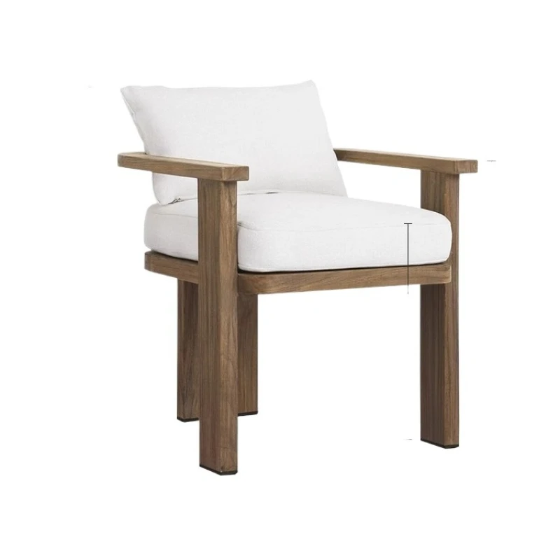 

Solid wood outdoor tables and chairs, terrace villa garden courtyard leisure dining table combination