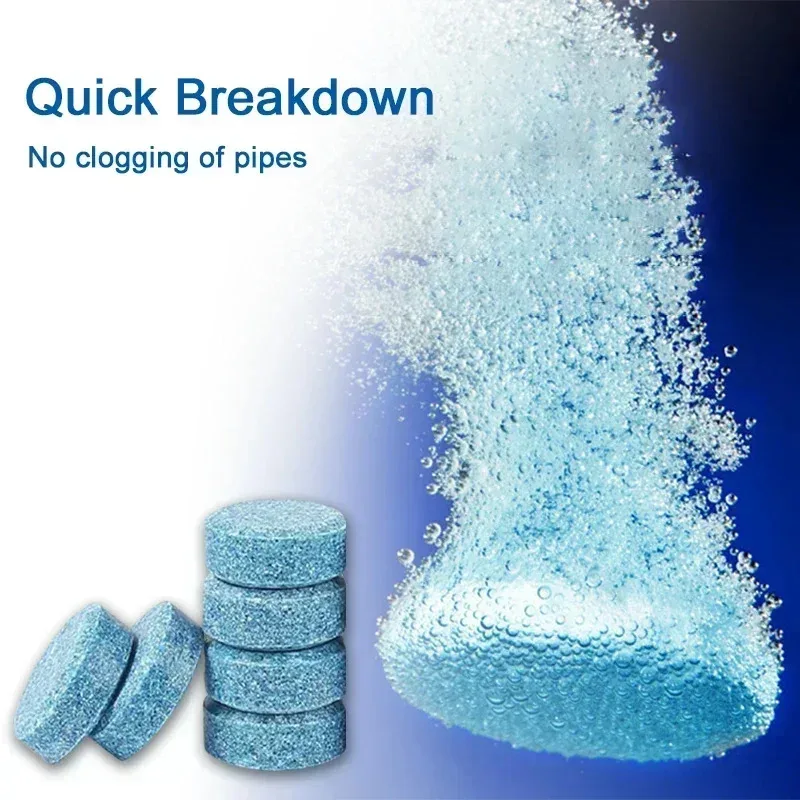 2/50pcs 자동차 앞 유리 클리너 발포 타블렛 창 앞 유리 솔리드 청소 자동차 유리 와이퍼 세척 타블렛 먼지 제거