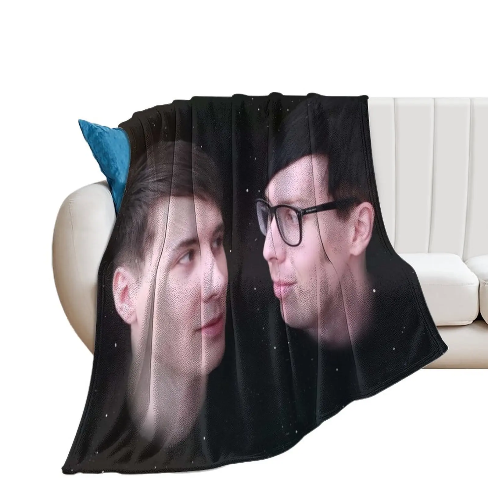 

Dan And Phil - Galaxy Throw Blanket manga Sofa Throw Soft Big Warm Blankets