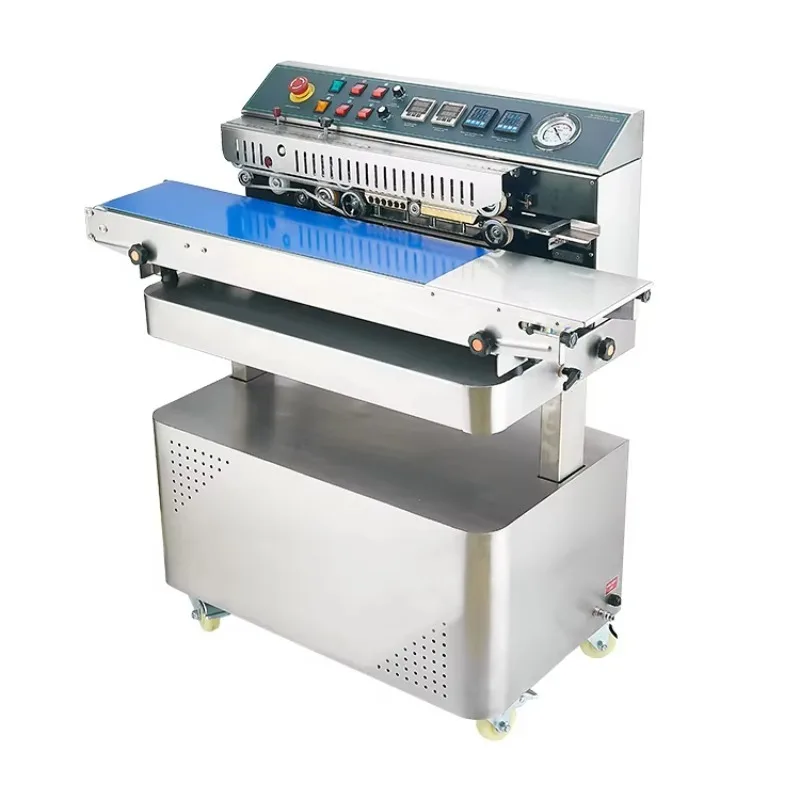 

FRV1000NP Nitrogen Flushing Vacuum Continuous Band Sealer Sealing Machine With Ink Roller Printing