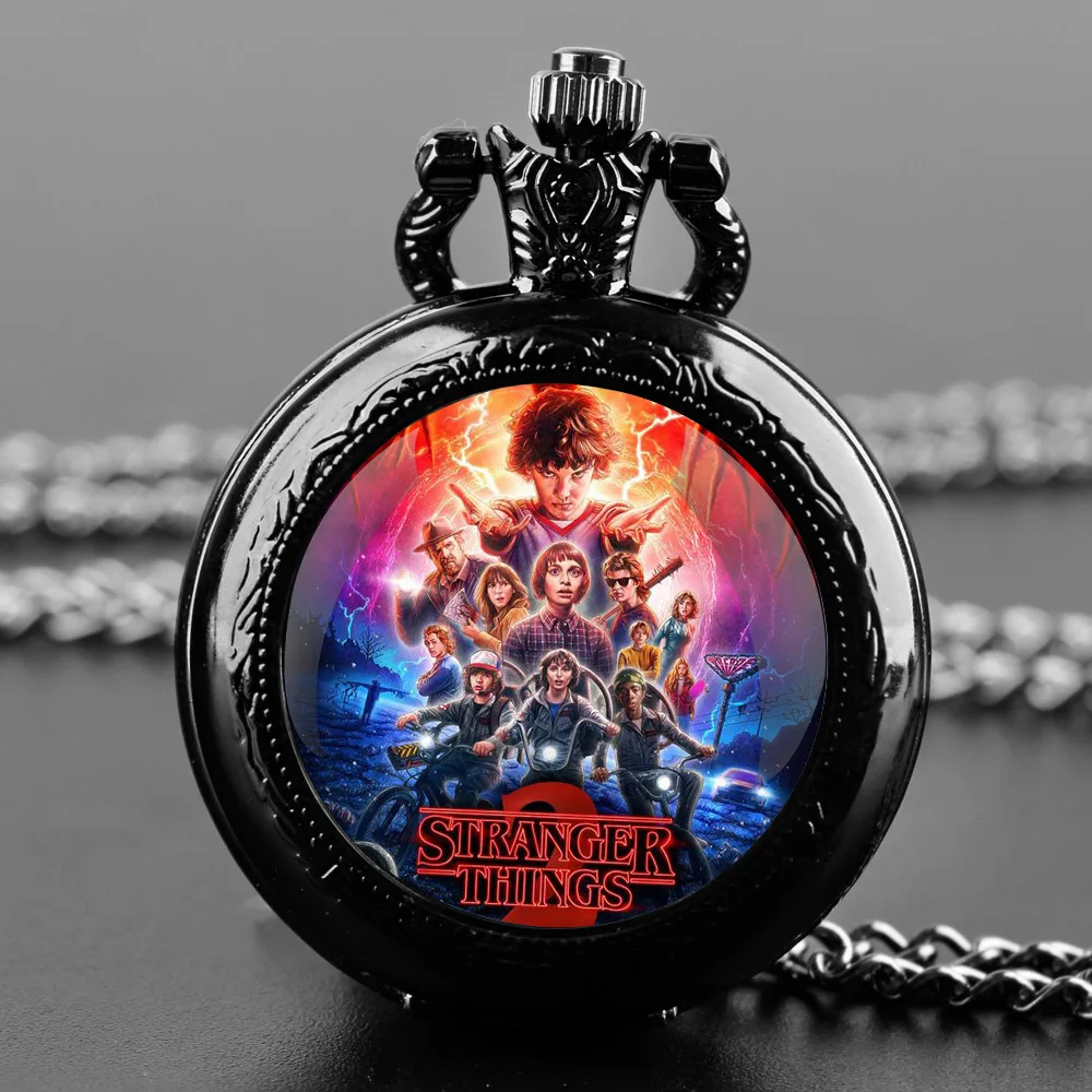 Classic Teleplay Vintage Quartz Pocket Chain Watch Necklace Watches For Men Kids Birthday Unique Gifts Mens Pocket Watches